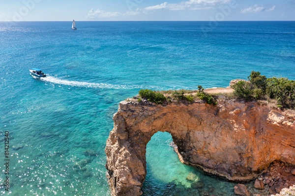Obraz Anguilla Arch Aerial