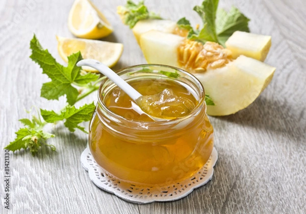 Obraz zegar melona