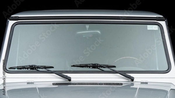 Obraz Windshield wipers on a suv