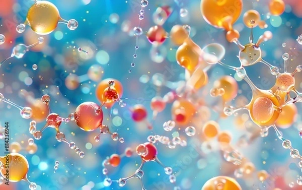 Fototapeta Bring the unseen world of nanotechnology to life through unexpected camera angles