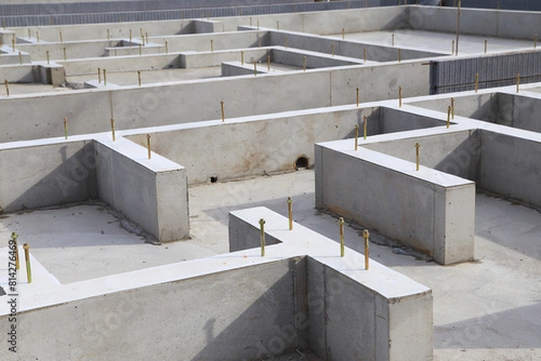 Obraz 住宅の基礎工事