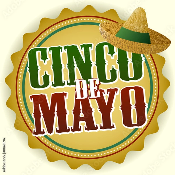 Obraz Cinco de Mayo Badge