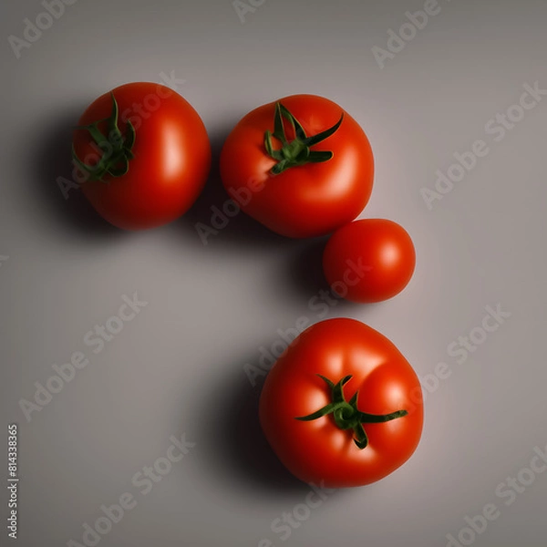 Obraz Tomato isolate, Fresh tomatoes, Red tomatoes