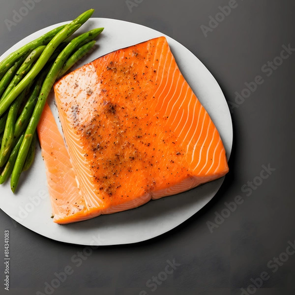 Obraz Fresh salmon, Raw salmon