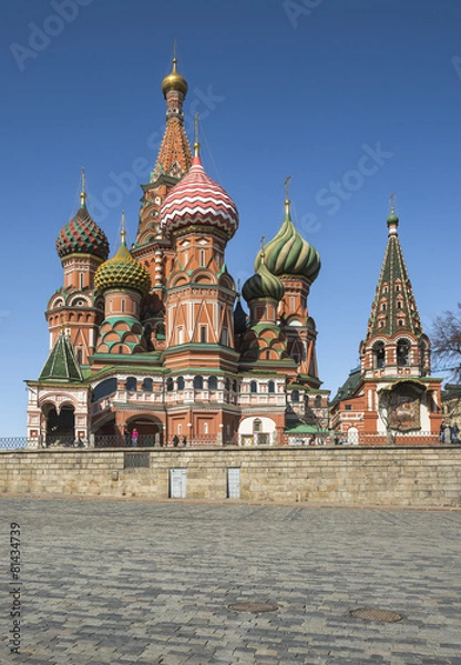 Obraz Город Москва. Собор Василия Блаженного на Красной площади.