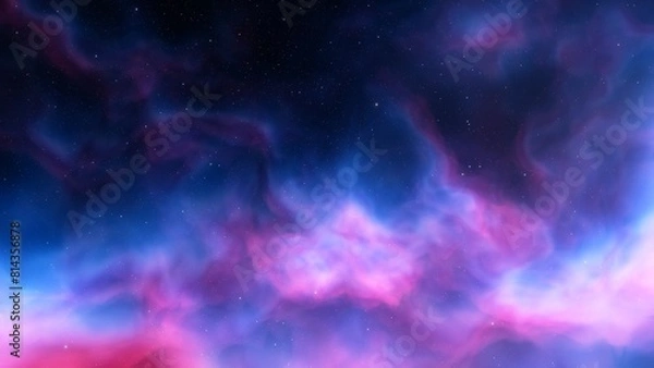 Obraz nebula gas cloud in deep outer space
