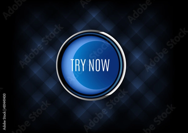 Fototapeta Try Button