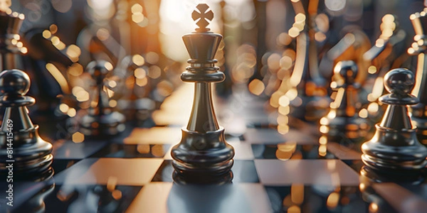 Obraz  Strategic Business Competition Through the Lens of Chess
