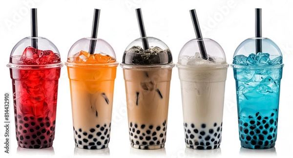 Fototapeta bubble tea