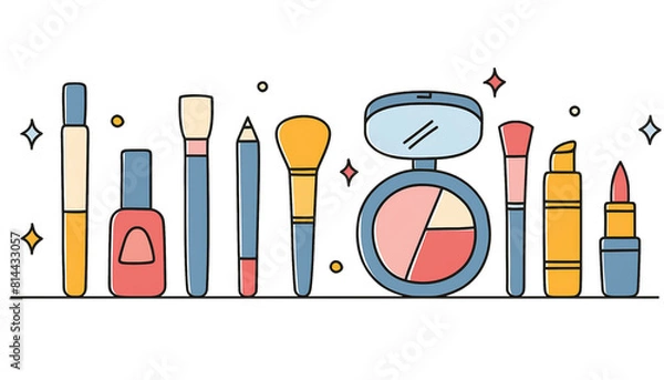 Obraz make up brushes