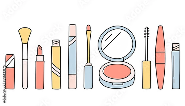 Fototapeta make up set