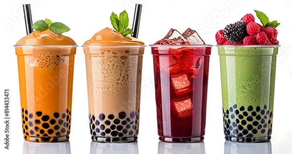 Fototapeta bubble tea