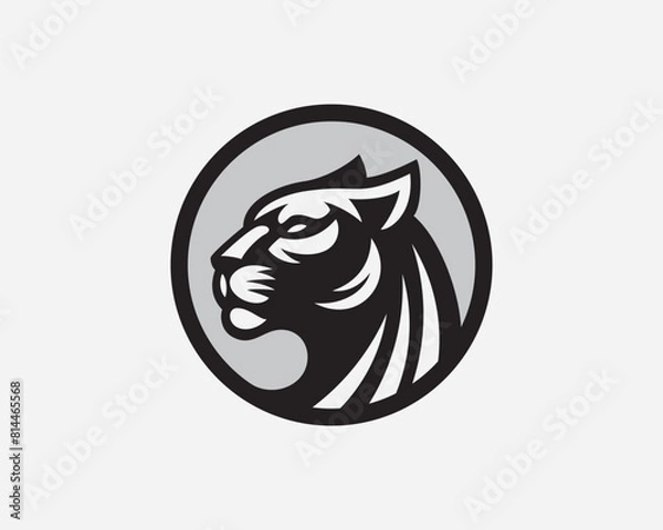 Fototapeta Panther modern logo, emblem design editable for your business.Jaguar vector illustration.