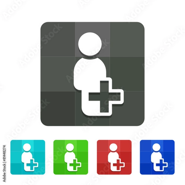 Obraz Modern App Button