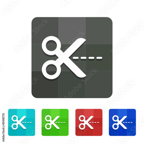 Fototapeta Modern App Button