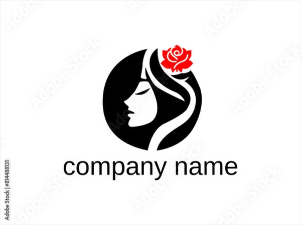 Fototapeta Fashion Logo Design,Luxury Beauty Logo Ideas,Cosmetics Brand,Minimalist Beauty Logo