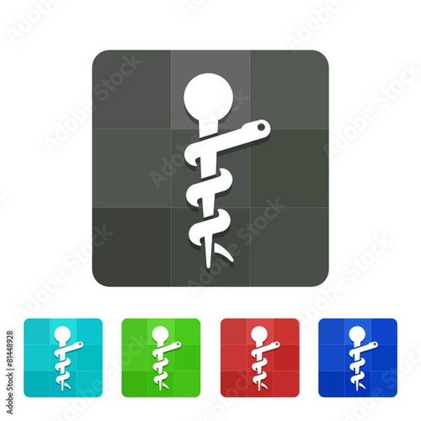 Fototapeta Modern App Button