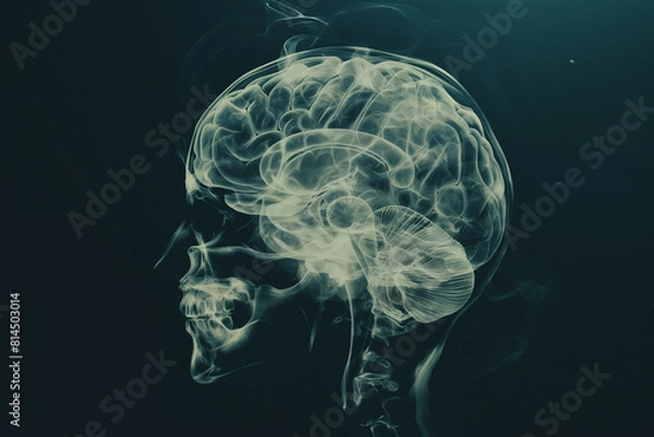 Obraz x ray of human brain