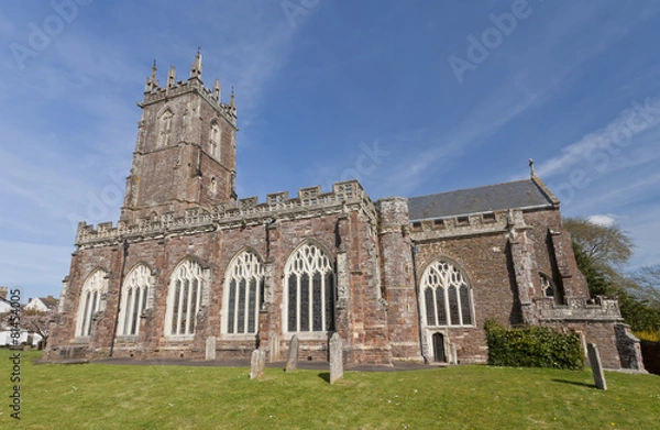 Obraz St Andrews Church in Cullompton, Devon. England.