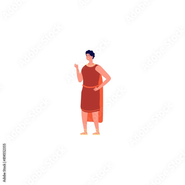 Obraz set of elemental Roman poses set