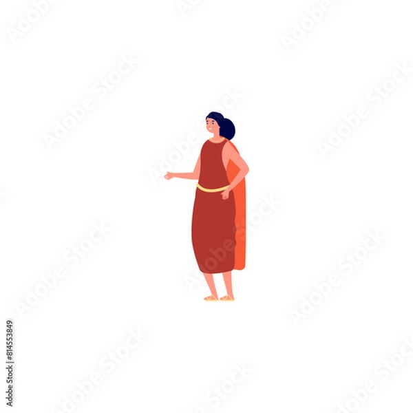 Obraz set of elemental Roman poses set