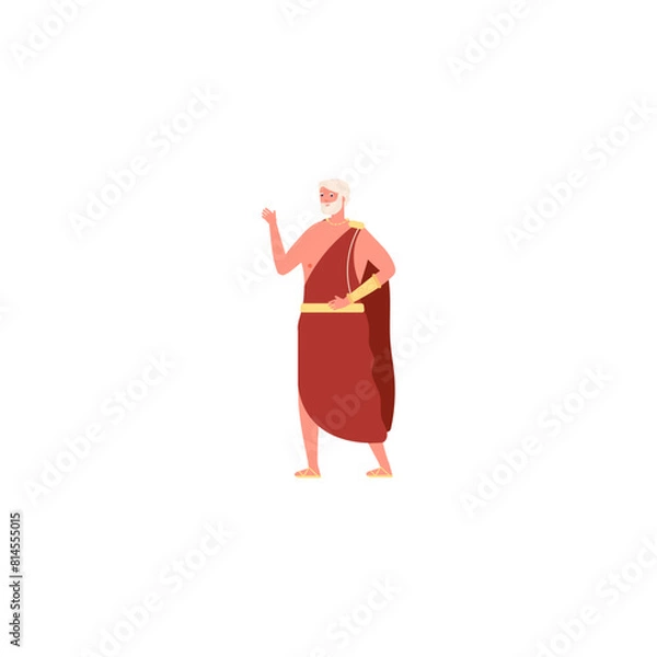 Obraz set of elemental Roman poses set