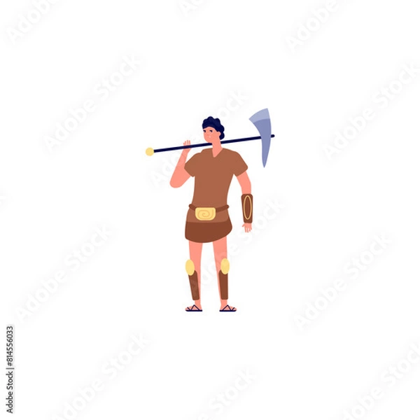 Obraz set of elemental Roman poses set