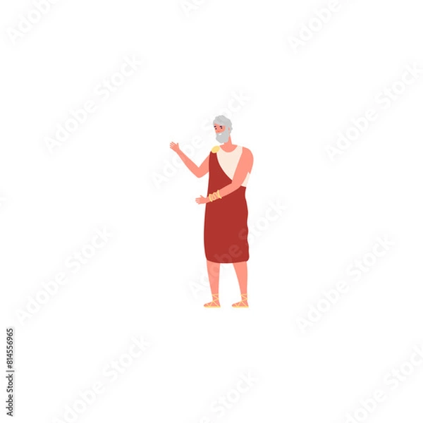 Obraz set of elemental Roman poses set