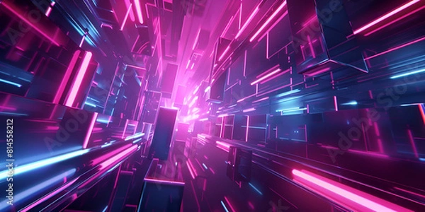 Obraz Purple Gaming Background