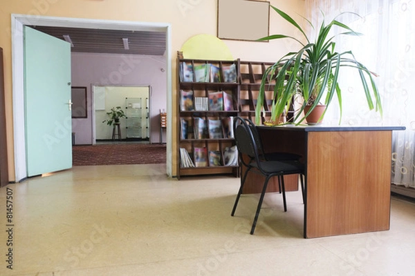 Fototapeta library interior