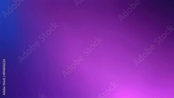 Fototapeta Purple magenta blue purple abstract color gradient background grainy texture