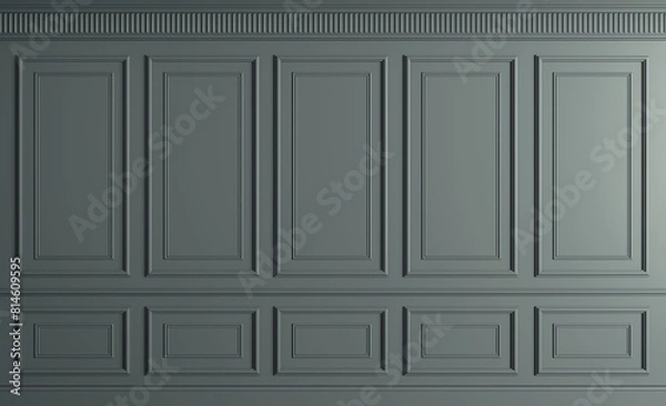 Obraz 3D illustration. Extra large background cabinet wall