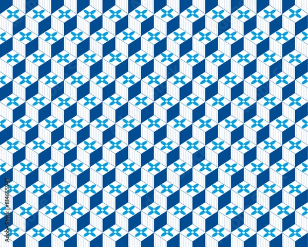 Obraz abstract background geometric seamless pattern