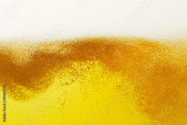 Obraz ビールのクローズアップ