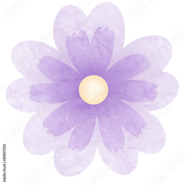 Obraz Purple Flower Watercolors 2