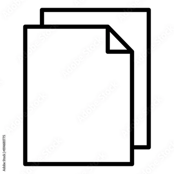 Fototapeta Paper, document, file icon