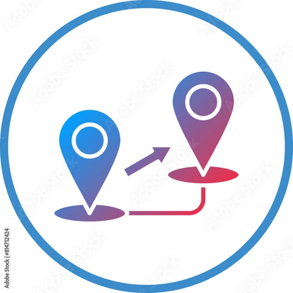 Obraz Vector Design Migration Icon Style