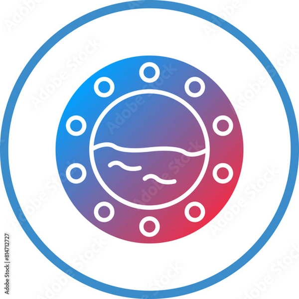 Obraz Vector Design Porthole Icon Style
