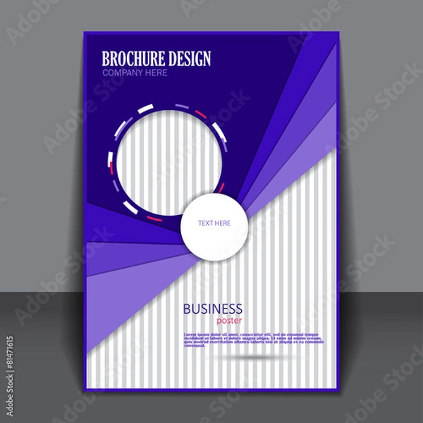 Obraz Background concept design for brochure