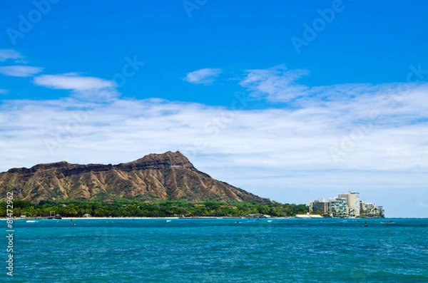Obraz Waikiki beach & Diamond Head