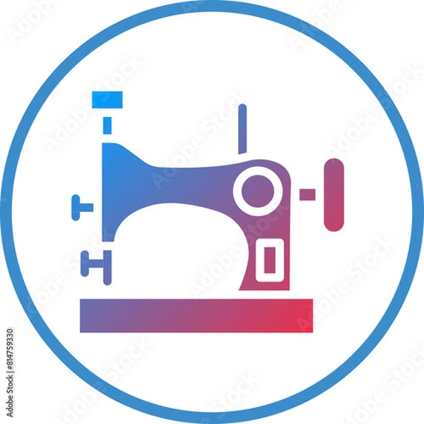 Fototapeta Vector Design Sewing Machine Icon Style