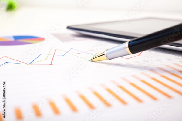 Fototapeta Business documents