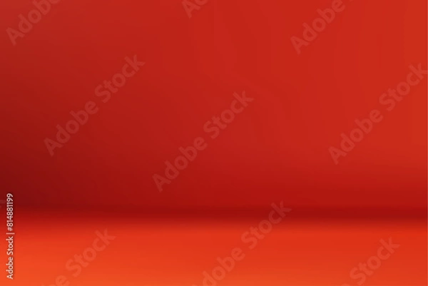 Obraz Abstract red gradient blurred background. Vector illustration.	