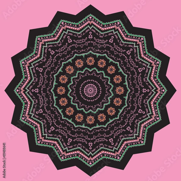 Fototapeta Kaleidoscopic tile