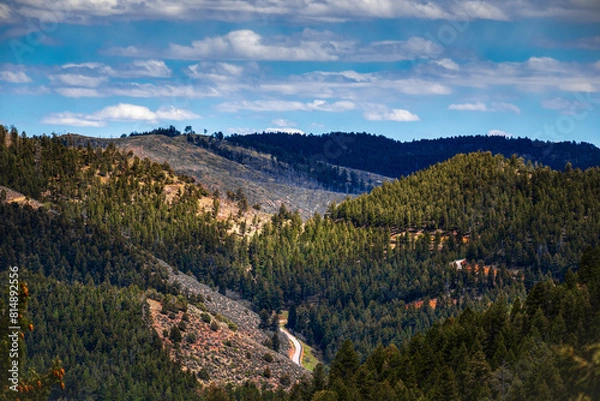 Obraz Landscape view of the rocky mountains