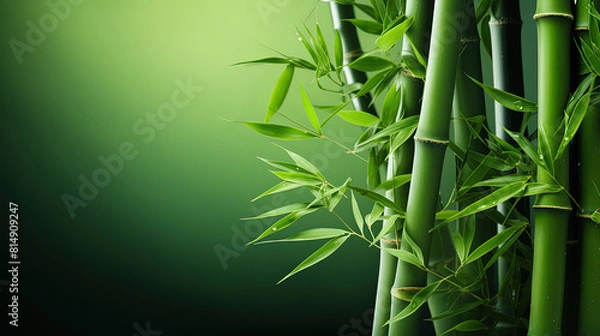 Obraz Green bamboo wallpaper.
