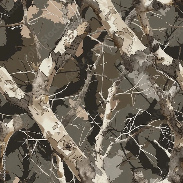 Fototapeta Camouflage Seamless Pattern Background