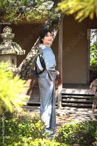 Obraz 着物の日本人女性