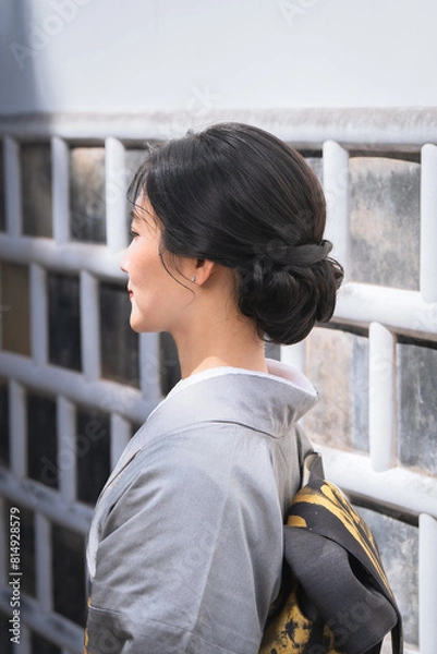 Obraz 着物の日本人女性