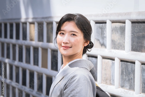 Obraz 着物の日本人女性